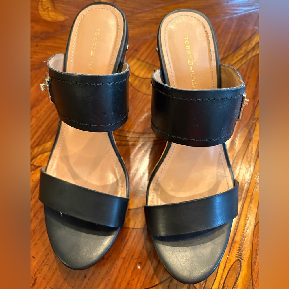 8.5M Tommy Hilfiger Cork Wedge Heel Shoes
